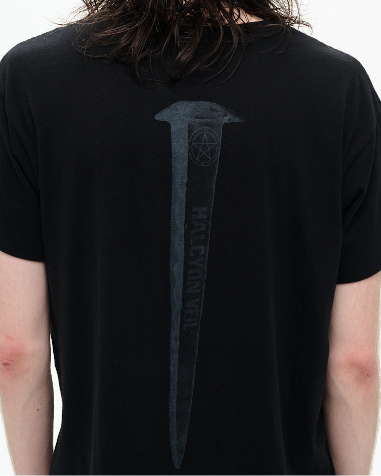 HV x PLN 'NAIL' Short sleeve t-shirt – Halcyon Veil